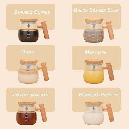 Automatic Self Stirring Electric Mug 400ml | USB Rechargeable Self Mixing Mug | Mix Anytime, Anywhere
