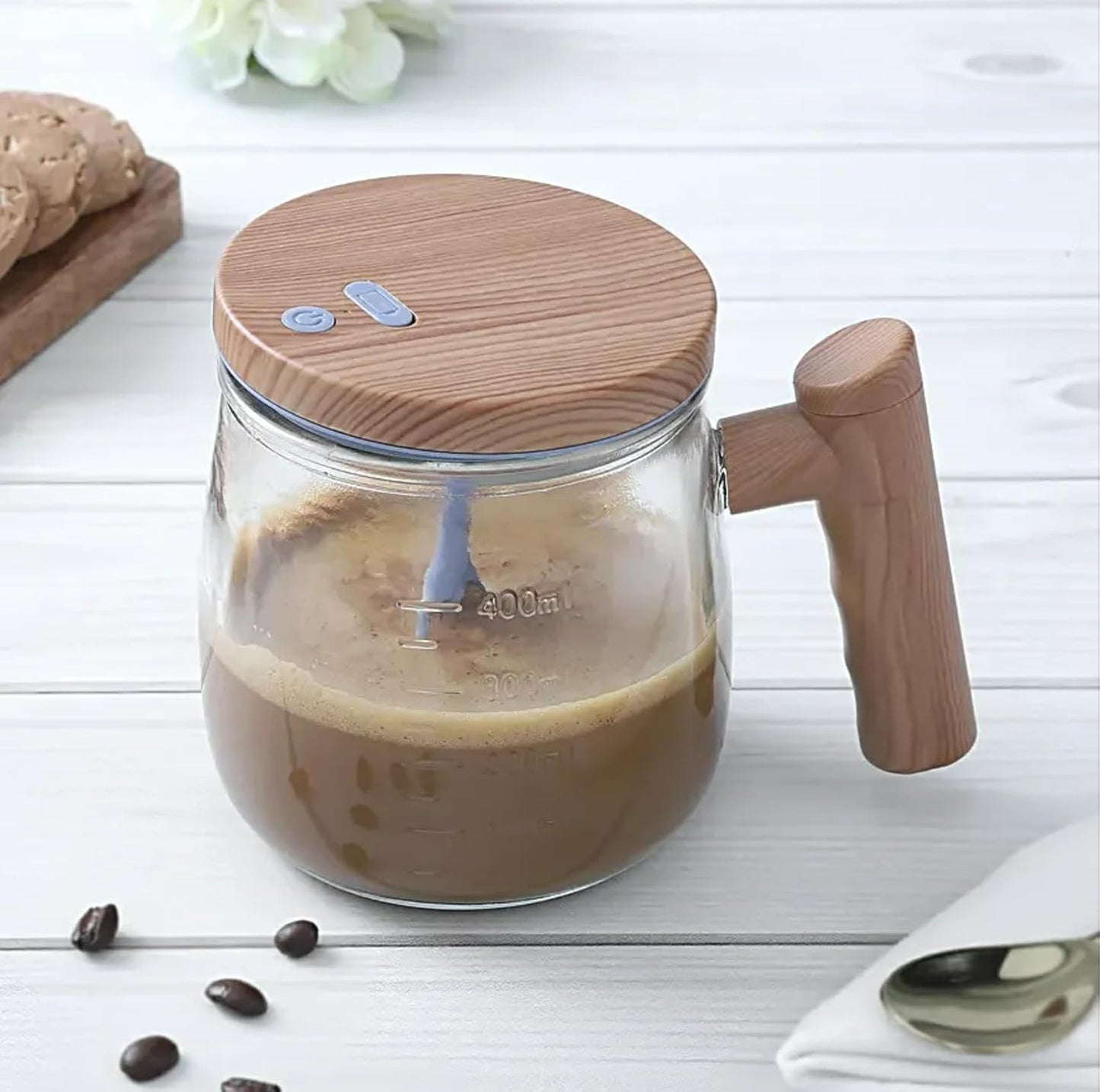 Automatic Self Stirring Electric Mug 400ml | USB Rechargeable Self Mixing Mug | Mix Anytime, Anywhere