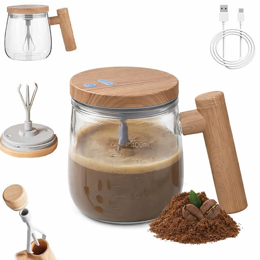 Automatic Self Stirring Electric Mug 400ml | USB Rechargeable Self Mixing Mug | Mix Anytime, Anywhere