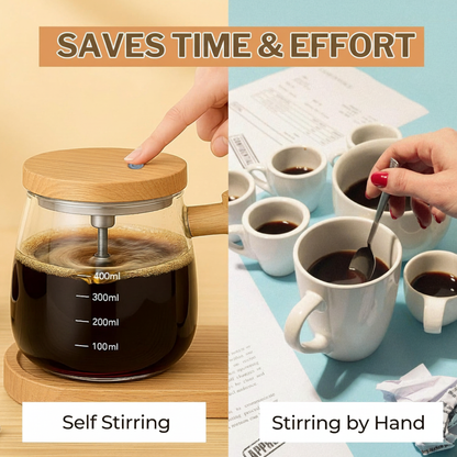 Automatic Self Stirring Electric Mug 400ml | USB Rechargeable Self Mixing Mug | Mix Anytime, Anywhere